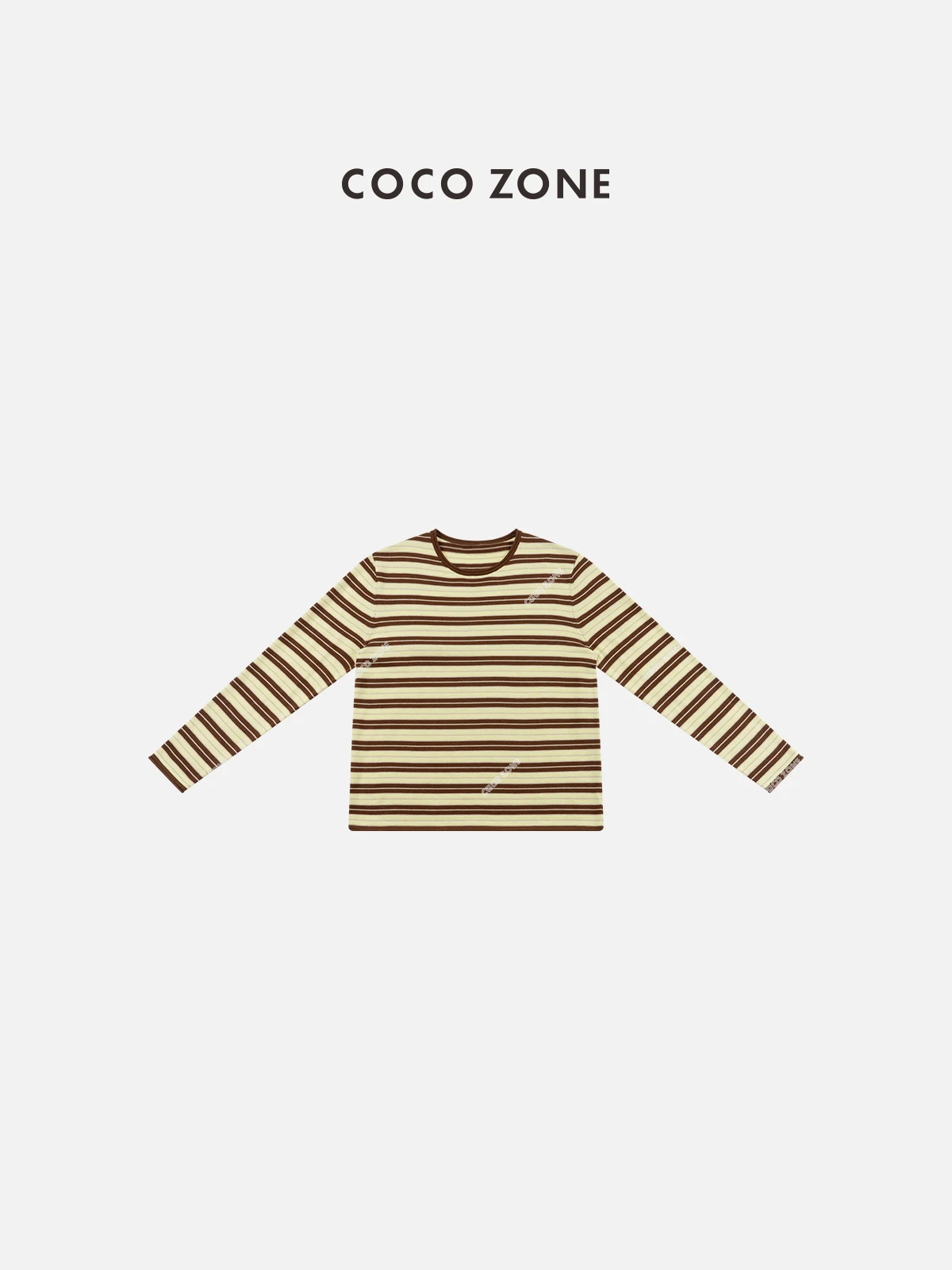 

Вязаный свитер Zone Long Sve с полосатым узором, облегающий, для ношения под одеждой, винтажные полосы, накидка, весна-осень, сезонный, женский...