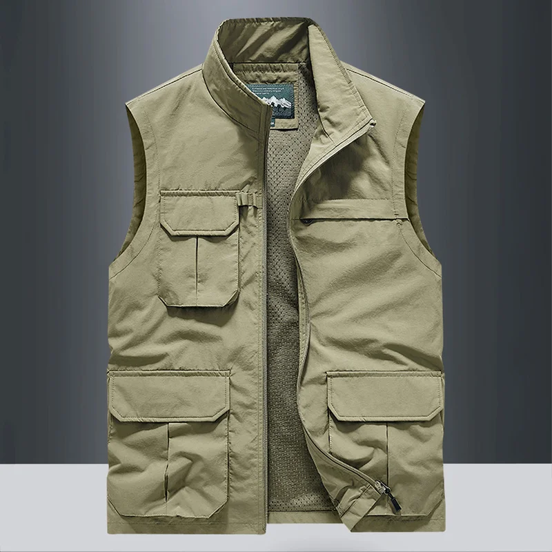 Spring Men Clothing Tactical Jackets Vest Men's Denim Big Size Clothes Hunting Multi-pocket Summer Man Waistcoat