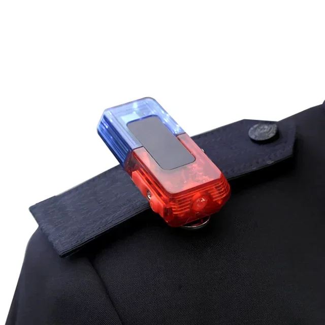 20252022 Hot Sale Rechargeable Red blue traffic shoulder  lights Shoulder Light