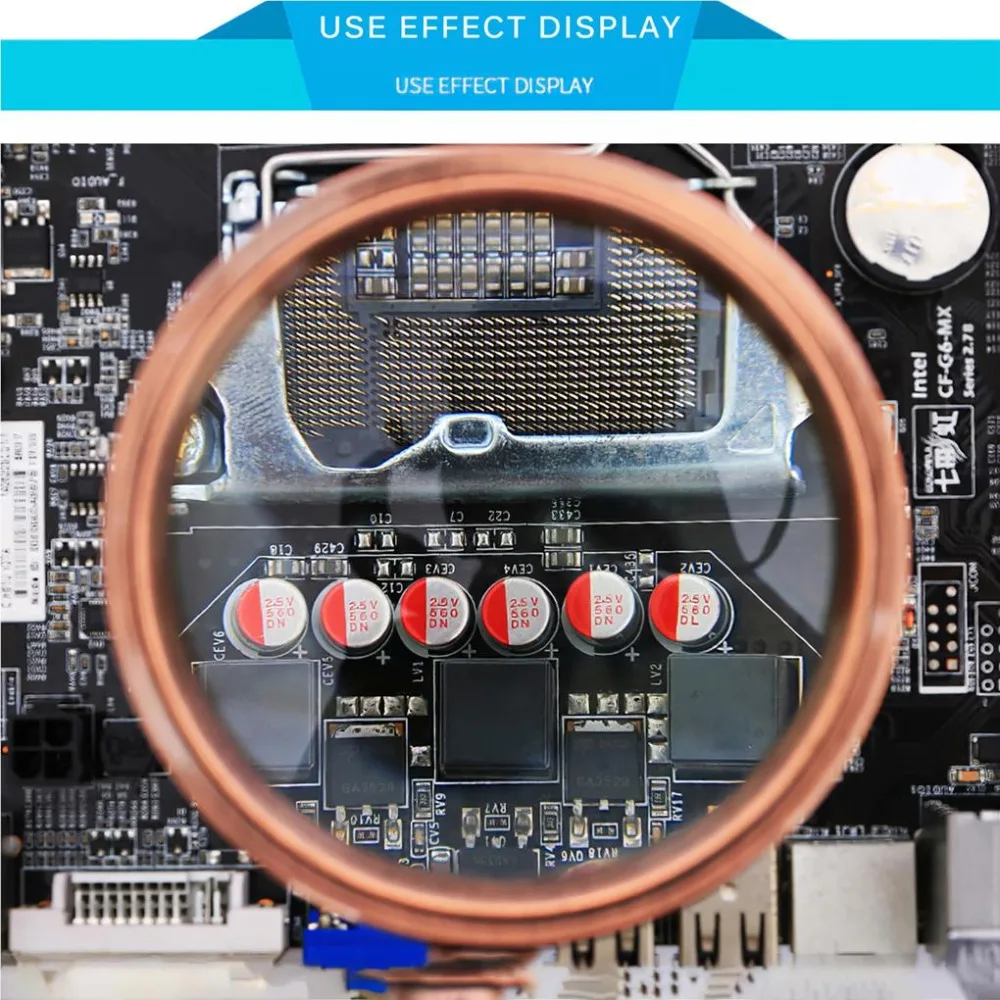 

10X Retro Handheld Read Tool with Wooden Handle High Quality Reading Magnifier Jewelry Loupe Eye Loupe Glass Magnifier