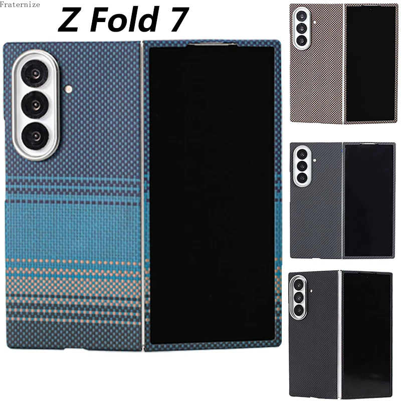 

Galaxy Z Fold 7 Shockproof Carbon Fiber Business Phone Case Back Protective Cover For Galaxy Z Fold7 Magnetic MagSafe Case
