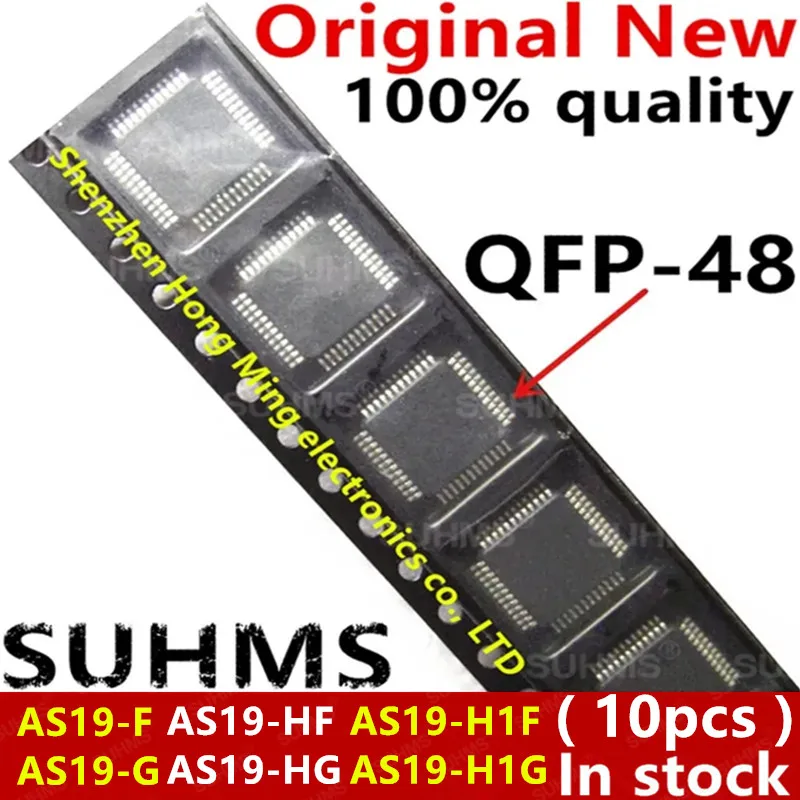 (10piece)100% New AS19-F AS19-G AS19-HF AS19-HG AS19-H1F AS19-H1G QFP-48