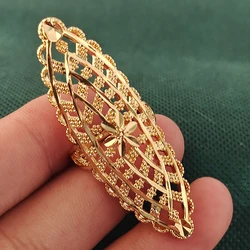 Ethiopian Dubai Gold Color Ring for Women Middle East  African Golden Color Jewelry, Middle East Wedding Ring Gifts