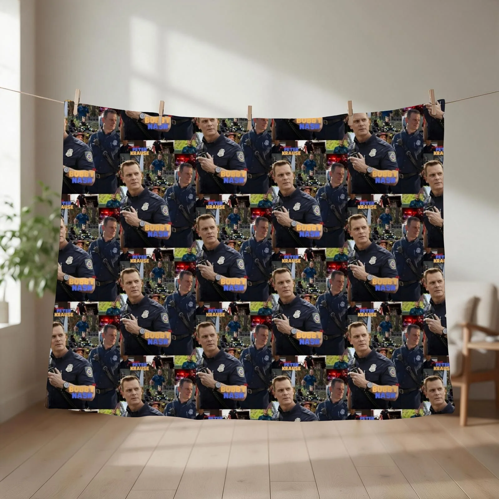 Bobby Nash 9-1-1 Throw Blanket