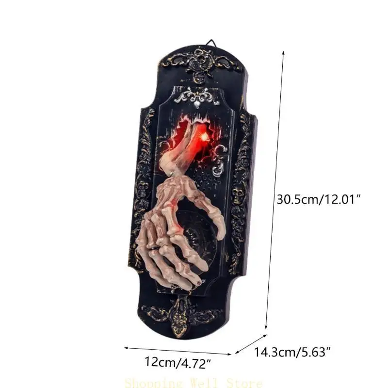 KX4B Motion Activated Halloween Türklingel mit Nebelspray verbessern die Sicherheit und Spaß für Zuhause