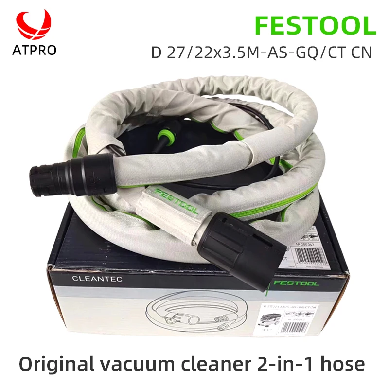 Festo Antistatic 2-in-1 Dust collection Pipe 3.5m Original Sandpaper Machine Power Cord Dust Suction Hose 200042