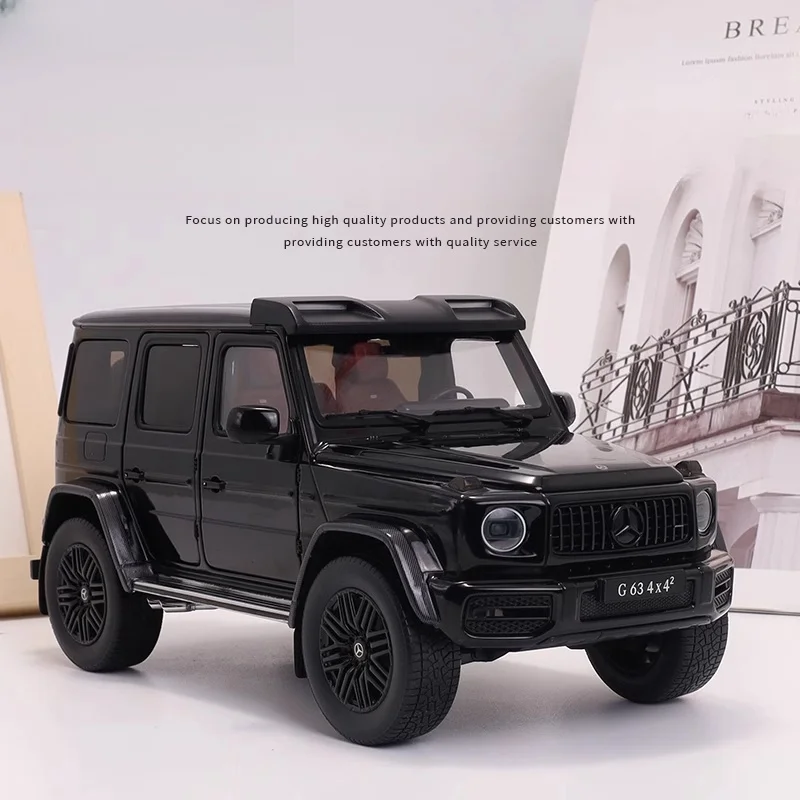 1:18 Limited collection Mercedes-Benz G63 iscale, alloy die-cast static car fashion play model,adult advanced collection pieces.