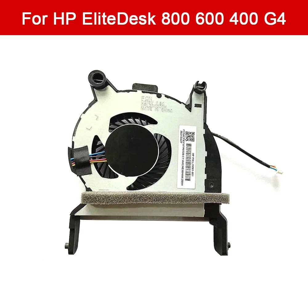 

New 12V Laptop Fan For HP EliteDesk 800 600 400 G4 35W L19561-001 CPU Cooling 4Pins