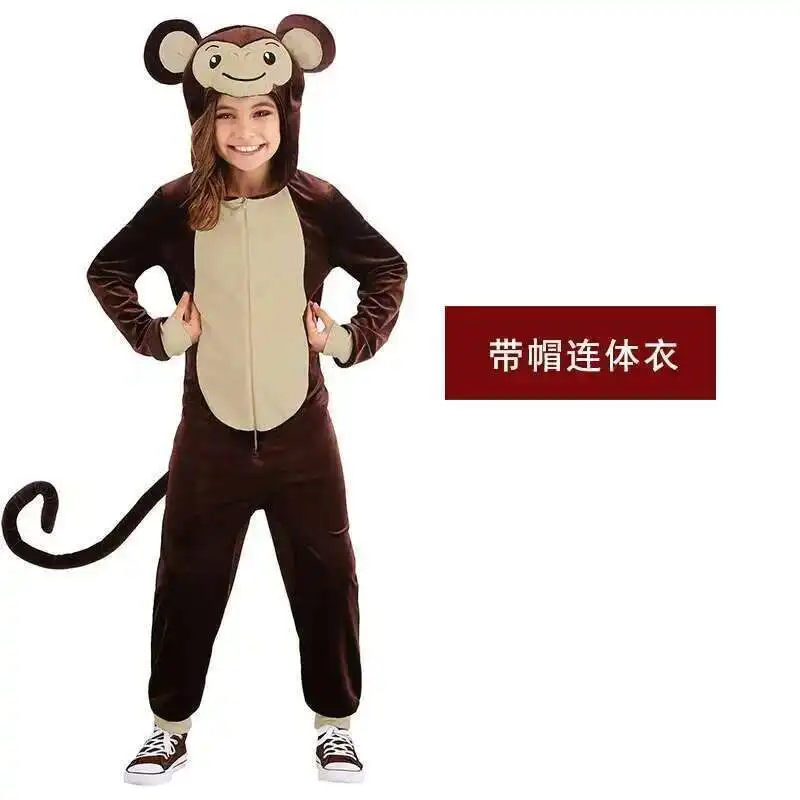 

Halloween Children's Day Stage Performance Party Children's Animal Monkey Cosplay Anime Costume
