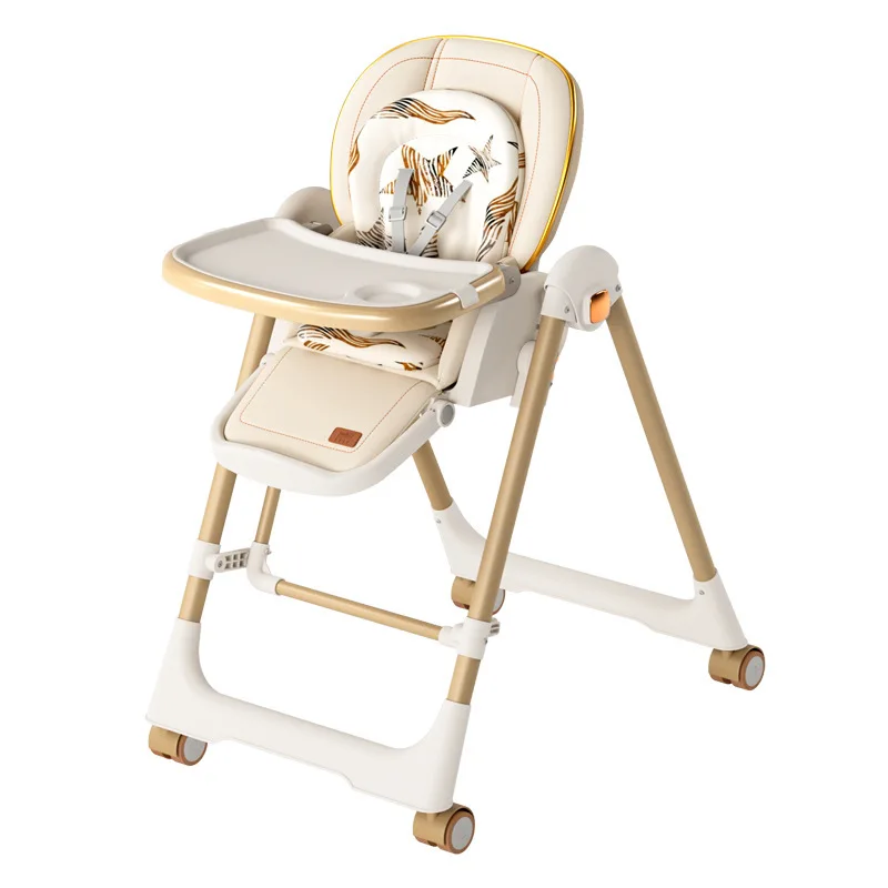 

Baby Dining Chair Foldable Rocking Chair 2-in-1 Multifunctional Baby Chair Children's Dining Table Home Folding Seat