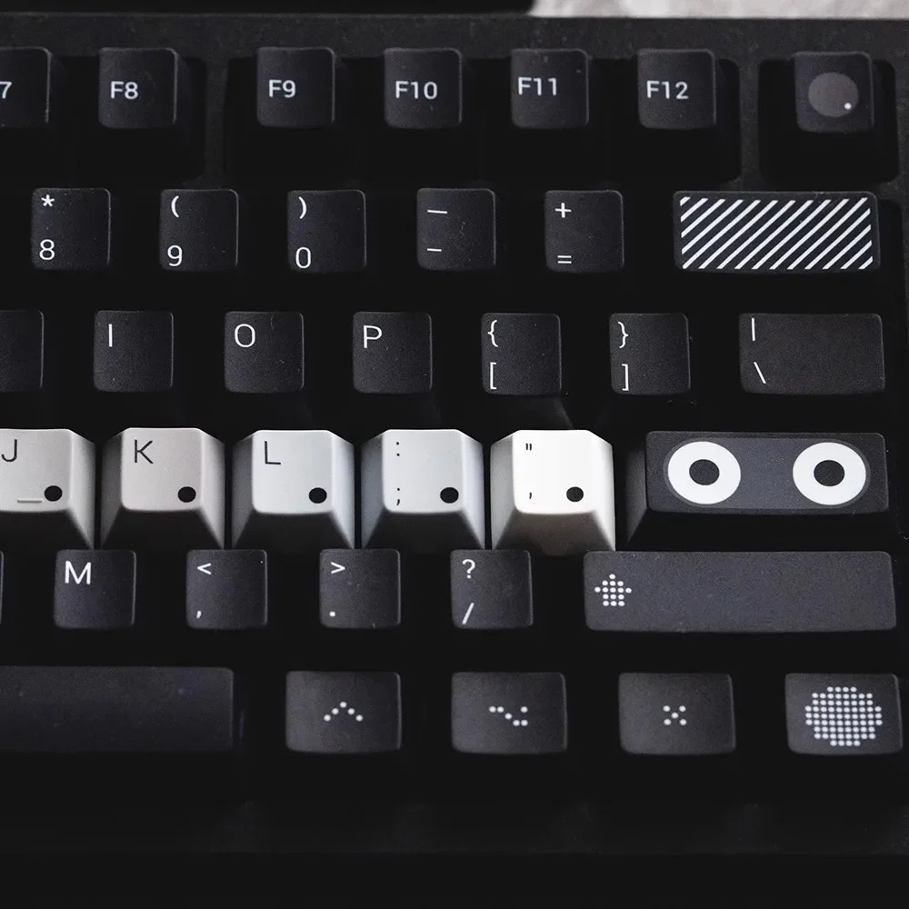 FBB OPXY موضوع Keycap مجموعة PBT الأسود التدرج سميكة الكرز الشخصي Keycap 146 مفاتيح لملحقات لوحة المفاتيح الميكانيكية