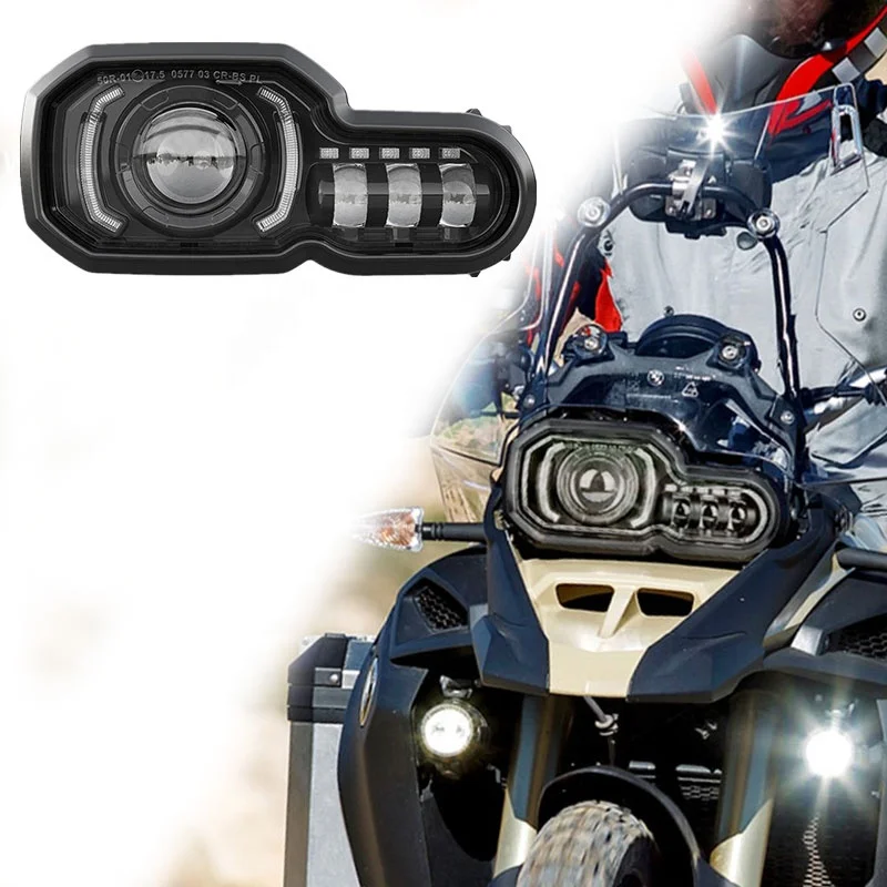 Morsun E-mark Headlight Conversion Kit for BMW F700GS F650GS F800GS Adventure motorcycle headlight accessories