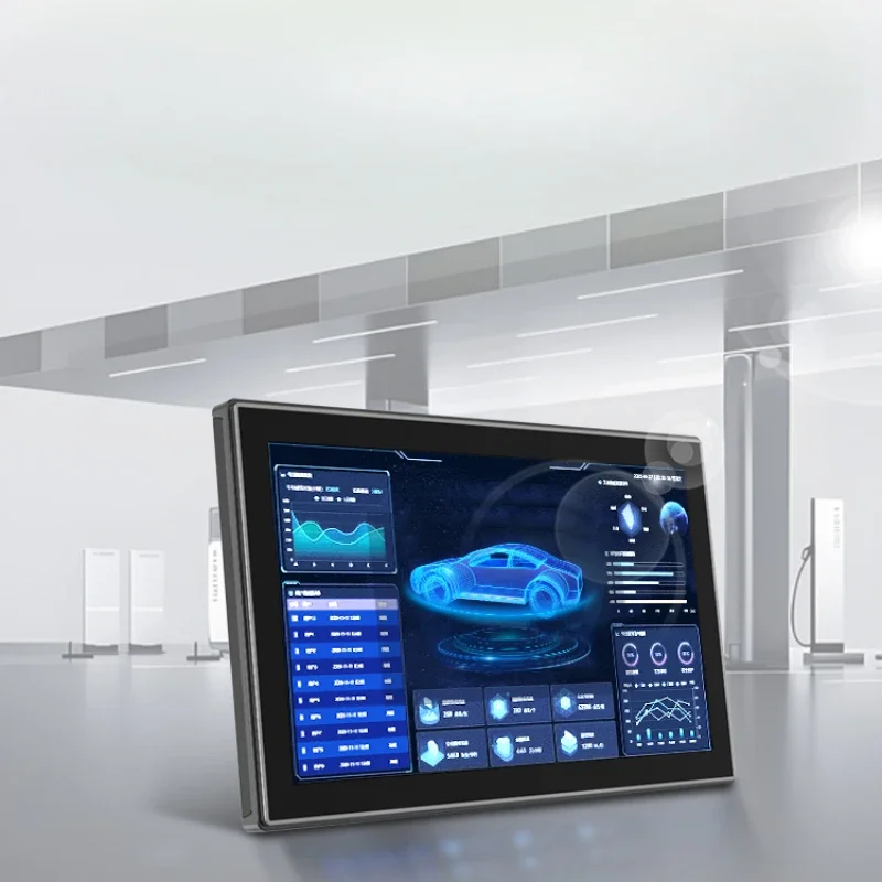 Screen touch all-in-one machine Embedded dustproof and waterproof industrial control computer industrial monitor