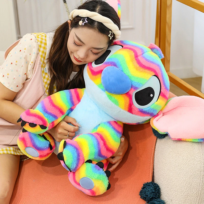 

Anime 30/60cm Colorful Disney Lilo and Stitch Plush Toy Cartoon Stuffed Kawaii Pillow Stich Doll Plushie Kids Birthday Xmas Gift
