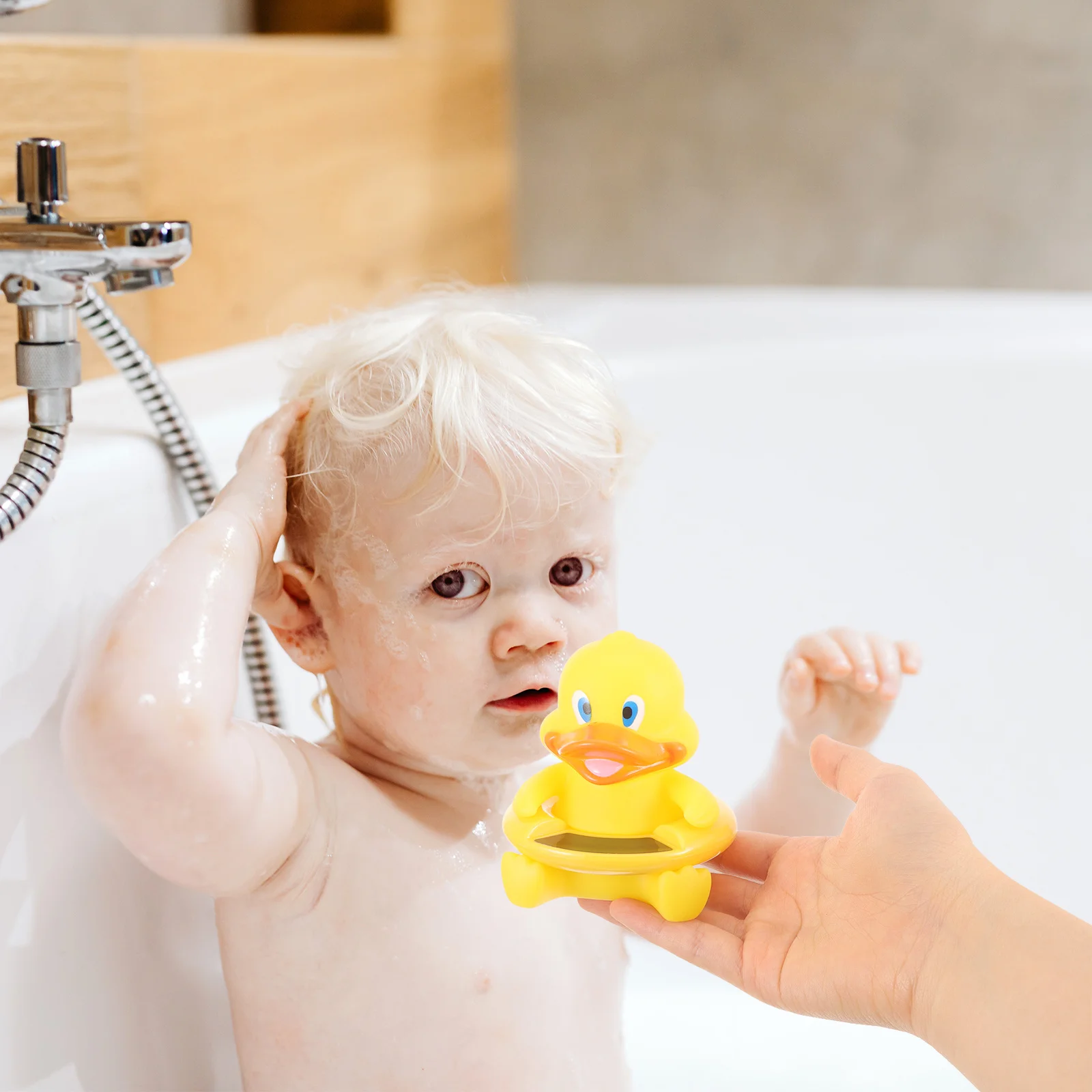 1 個ベビーバス温度計漫画フローティング水温計浴槽スパプール温度測定用