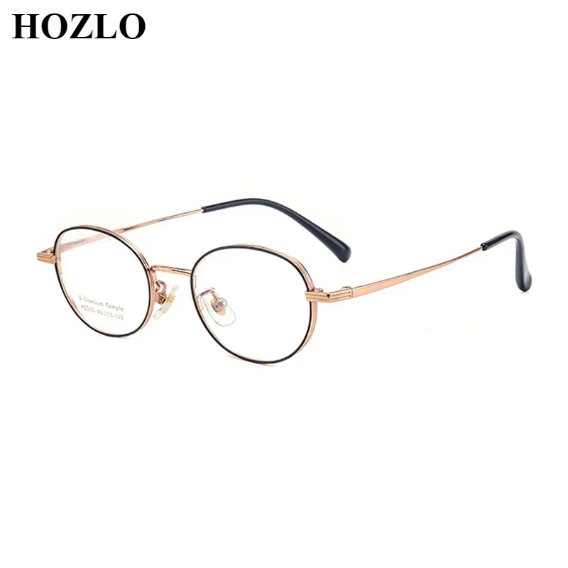 

Women Pure Titanium Anti Blue Light Reading Glasses Female Ultralight Small Presbyopic Eyeglasses Magnifier Hyperopia Spectacles