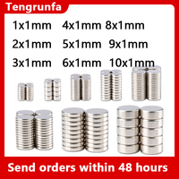 1x0.5 1x1 2x1 3x1 4x1 5x1 6x1 7x1 8x1 9x1 10x1 mm Strong Round Magnets for Fridge Office Use Refrigerator magnet Magnetic hook
