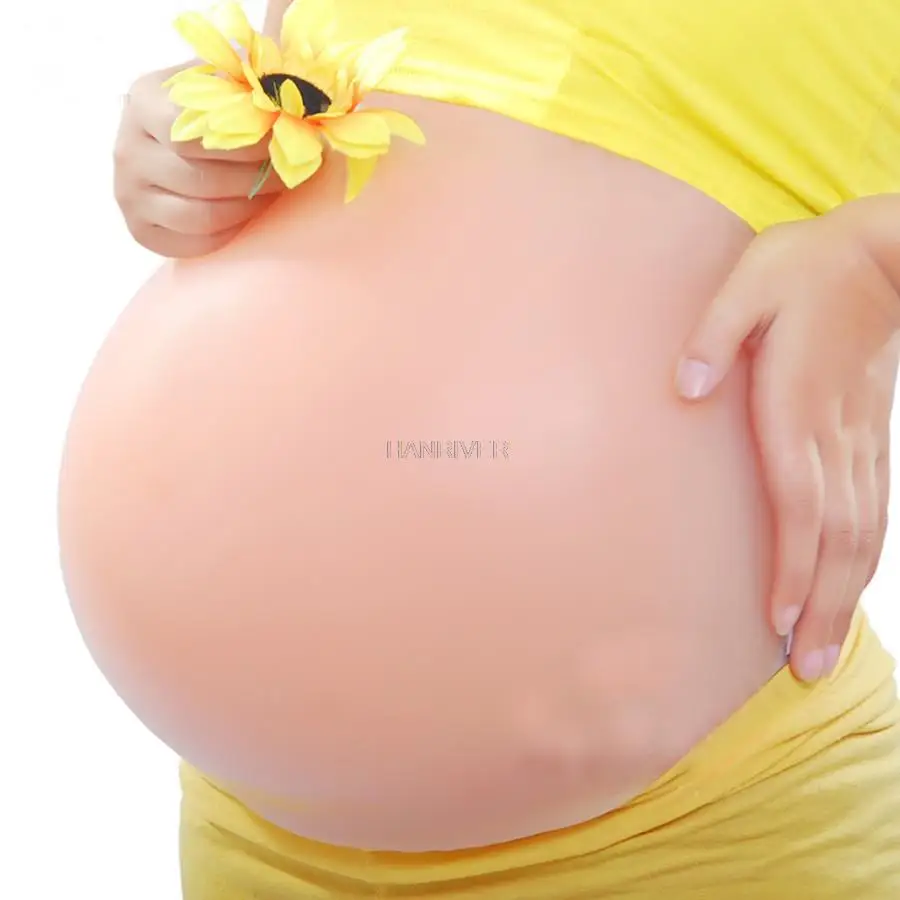 Fake belly fake pregnancy props studio fake pregnant woman simulation photo silicone belly