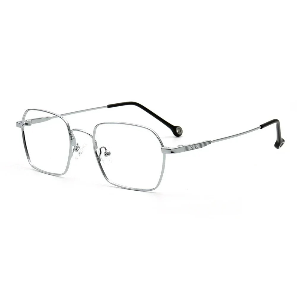 

Men Business Optical Glasses Frames Square Women Eyeglasses Frames Lightweight Metal Eyewear Gold Silver Flexible Spectacles