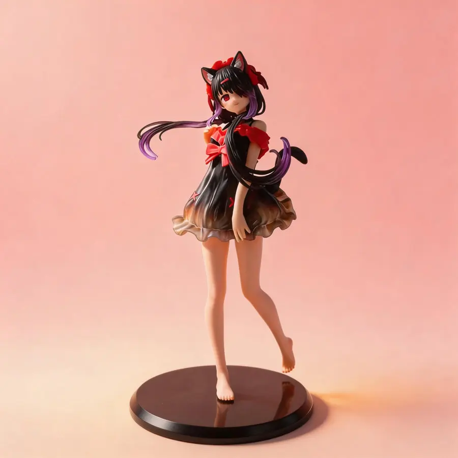 

Anime Figure Kurumi Tokisaki - Date A Live Collectible Model 21cm Beautiful Girl Desktop Decoration