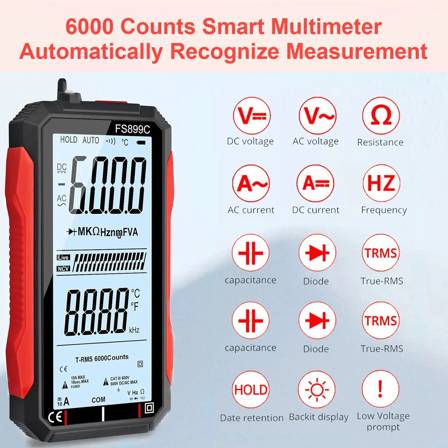 FS899C FS899L Multimeters 4.8