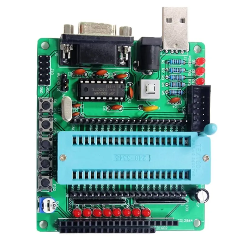 

【GIFT】DIY Practice Welding Kit Serial Port Download Development Board Kit Featuring Single Chip Microcomputer Module