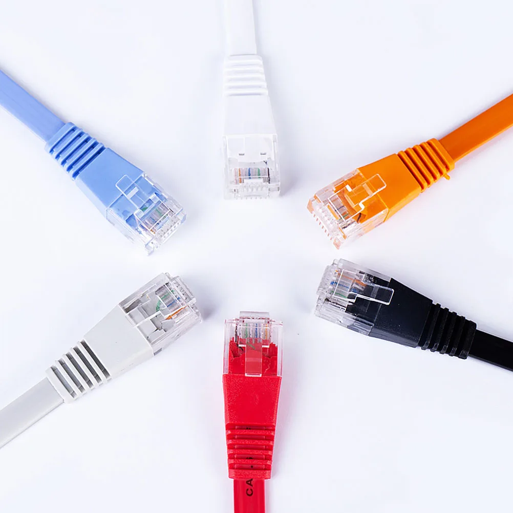 

Cat6 Ethernet Cable Ultrathin Flat Network Cable For Lan Router Modem Connection High-Speed Internet Cord Durable Outdoor Indoor