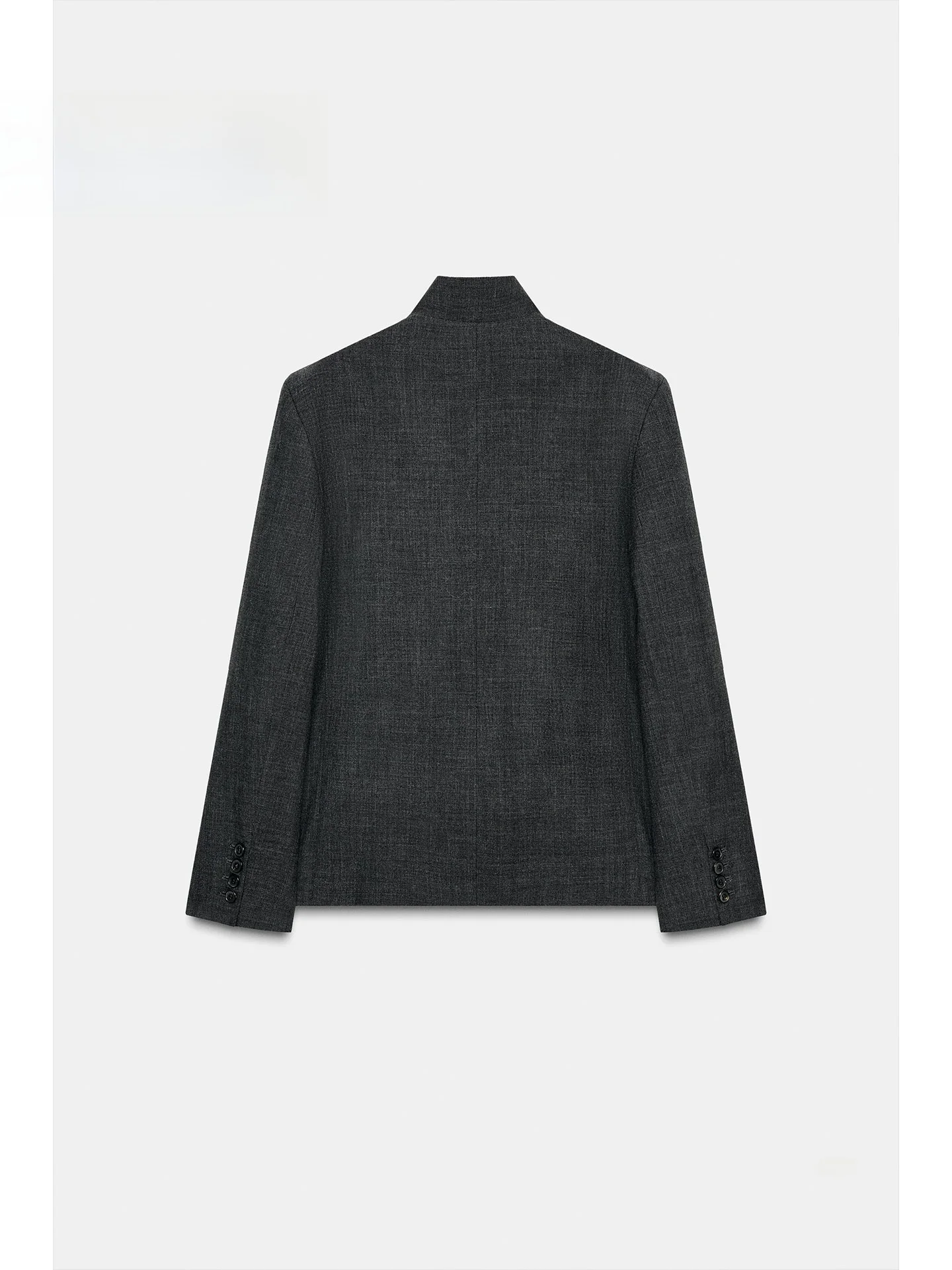 ZAPRHA Modischer Lässiger Damenanzug Herbst 2025 Elegantes Design Hochwertiges Gefühl Langarm Einfarbig Einreihig