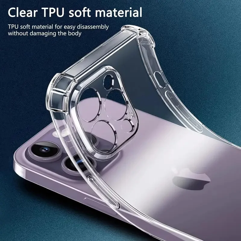 For iPhone 17 16 16e 15 14 13 12 11 Pro Max Mini SE 2020 2022 XS XR 6 7 8 Plus Air DIY Couple Photo Custom Shockproof TPU Case view 3