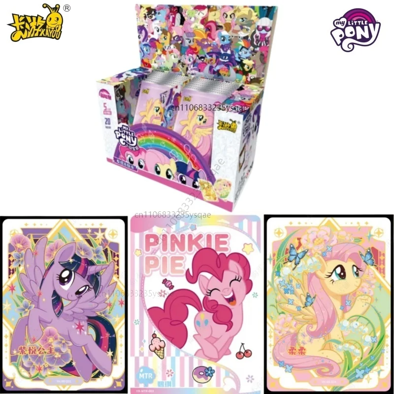 Tarjeta KAYOU My Little Pony, tarjetas de la amistad Forever, paquete de arcoíris, tarjeta XR ultra rara, tarjetas coleccionables de Anime, tarjeta de princesa