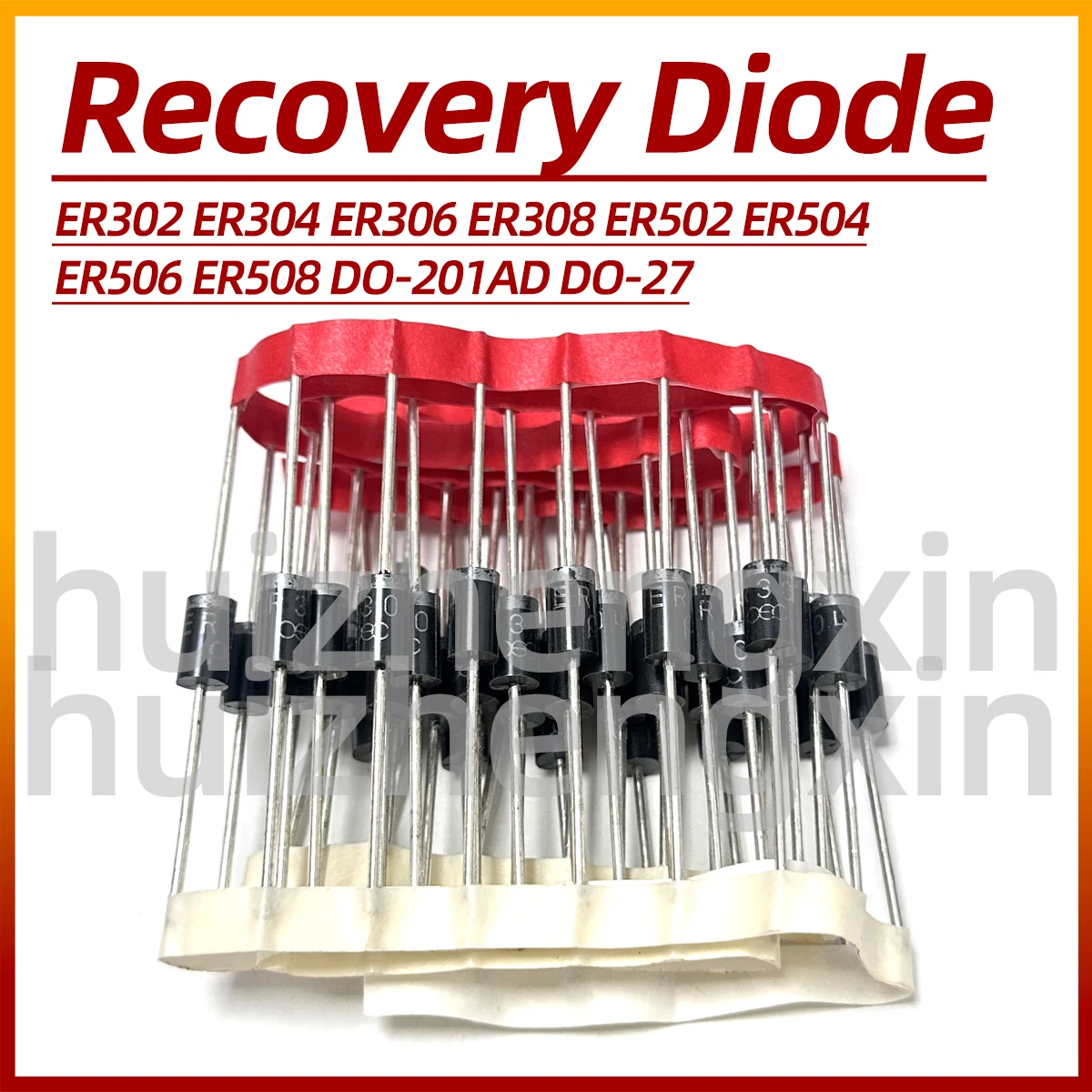 10PCS ER302 ER304 ER306 ER308 ER502 ER504 ER506 ER508 DO-201AD DO-27 3A 5A 800V 600V 400V 200V fast recovery diode