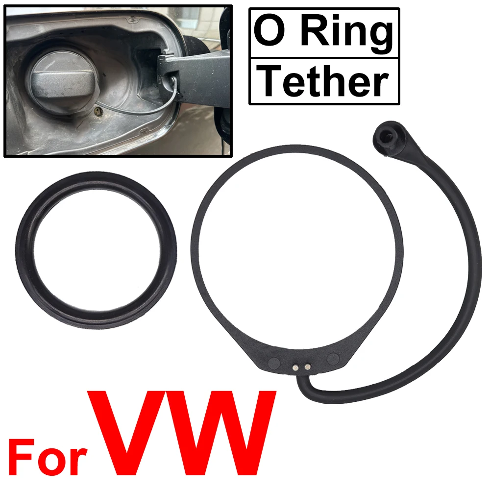 Fuel Tank Petrol Cap Filler Cord Tether Rope Strap Band Cable O-Ring For VW Golf  2 3 4 Tiguan Touran Passat Polo Touareg Jetta