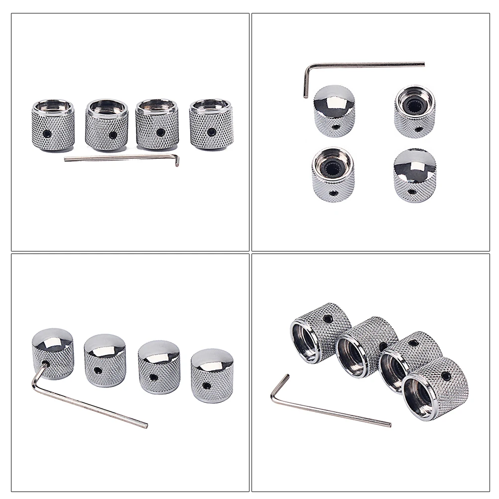 

Knob Hexagon Screws Lock Knobs for Guitar Tone Tuning Redwood Control Amplifier Bass Replacement