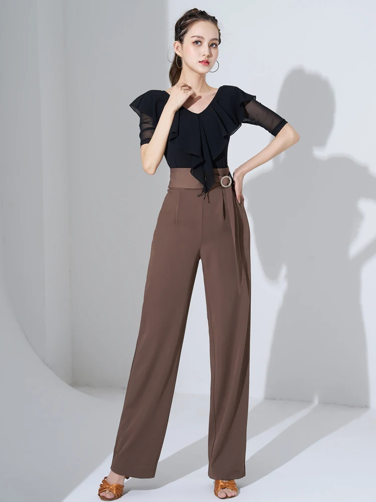 Strój do tańca latynoamerykańskiego Princ Dr, nowy, dla dorosłych, do tańca nowoczesnego, jednoczęściowy strój treningowy, strój na występy, wysoka jakość.