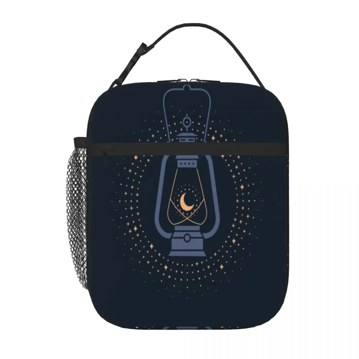 Bestselling Burning The Midnight Oil Compact Style Lunch Tote Cycling Trip Foldable Lunch Bag