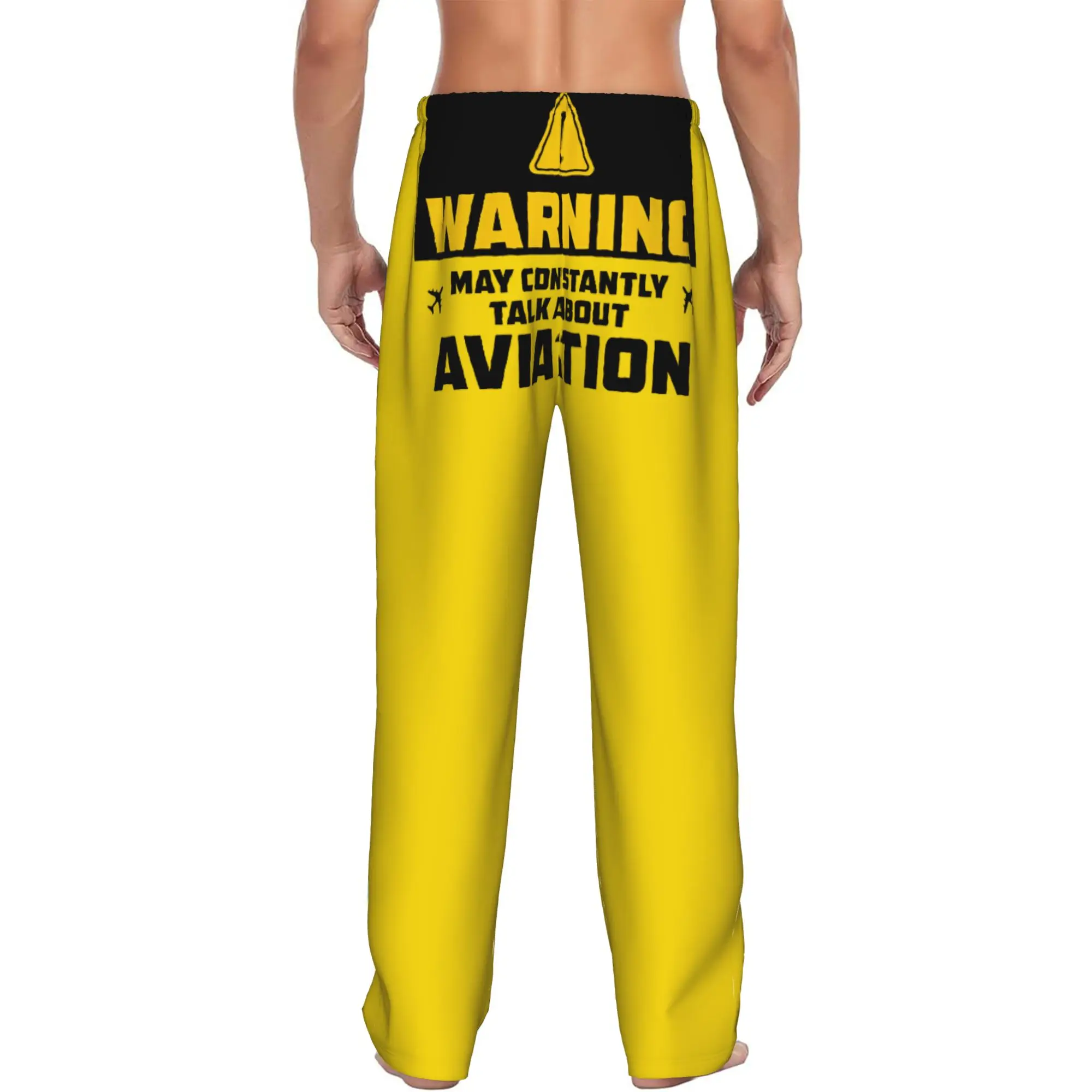 Custom Pilot Captain Stripes Pajama Pants for Men  Sleepwear Lounge Sleep Bottoms Stretch with Pockets - view 3