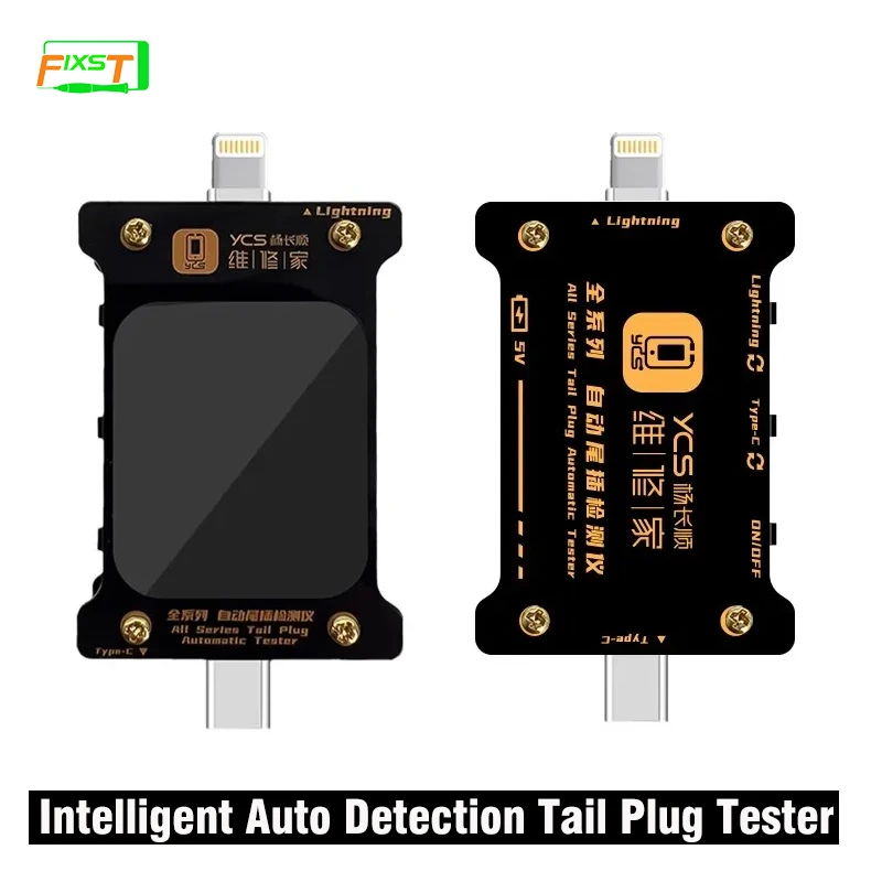 YCS-probador automático de detección de inserción de cola, serie completa para iPhone, Android, Lightning, tipo C, Huawei, Xiaomi, reparación de todos los modelos