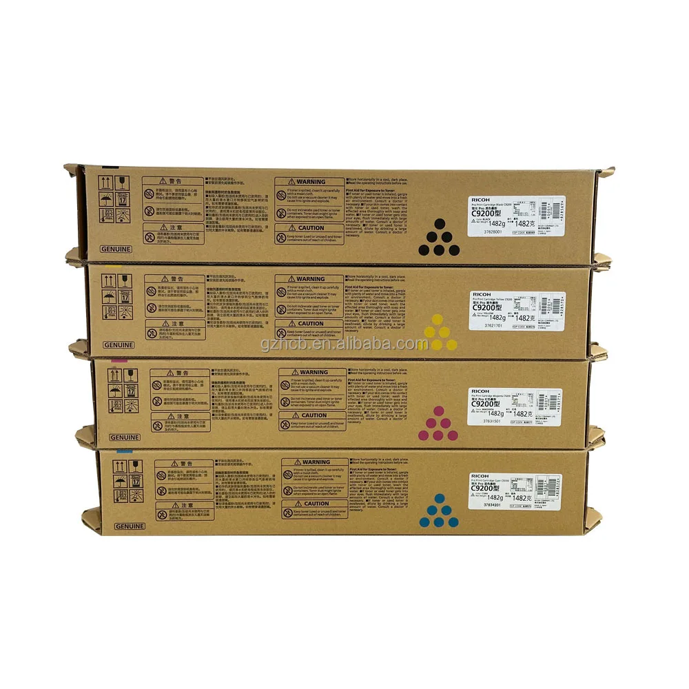 

828569 828570 828571 828572 Original for Pro C9200 Ricoh Toner Cartridges