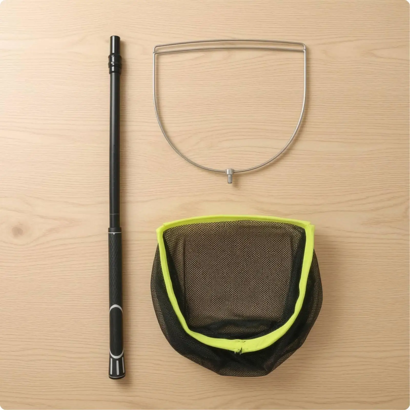 Portable Table Tennis Ball Picker | Detachable Net Frame, Mesh Collection Bag, racquetball Pong Ball Picker, for Training