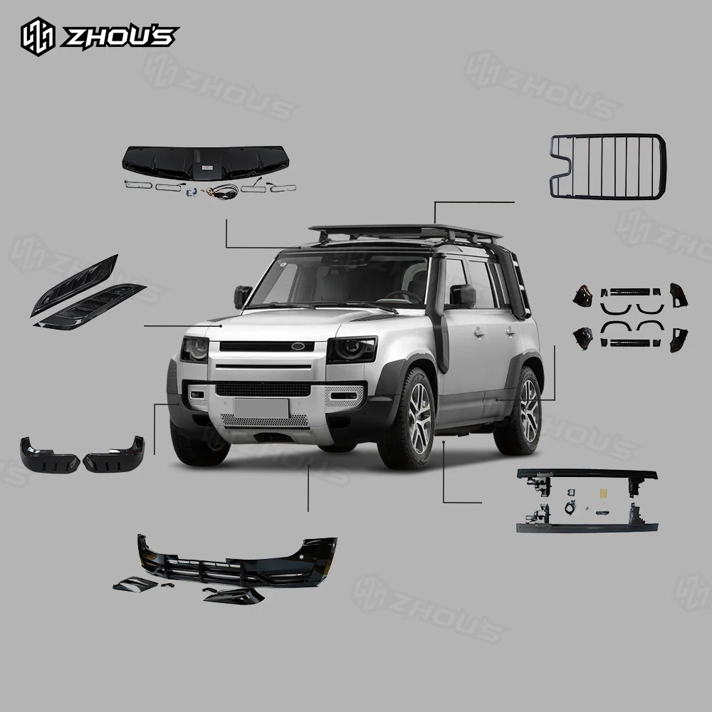 

Автозапчасти и аксессуары: Подсветка крыши, подножки, защита бампера, автозапчасти для Land Rover Defender 90 110