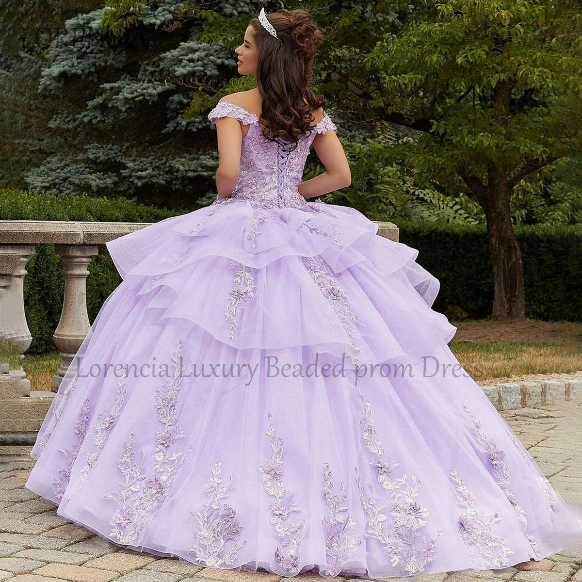 Mexico Quinceanera Dress Sleeveless Sweet 16 Ball Gown Off Shoulder Applique Beading Princess Flowers Vestidos De XV 15 Anos