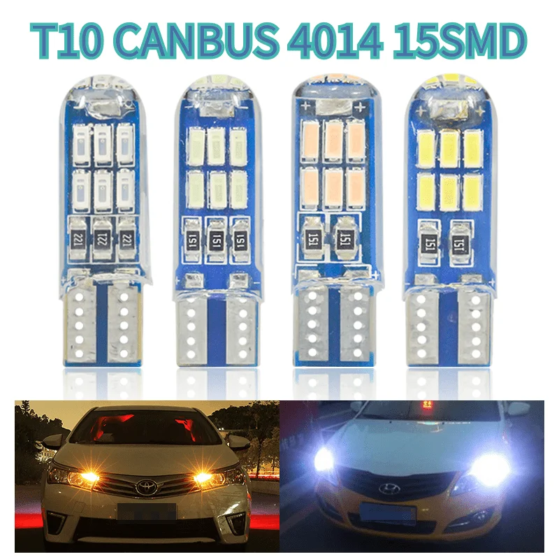 4pcs LED W5W T10 Car LED Canbus Signal Lamp Strobe Flashing Reversing Light License Plate Light Parking Light Reading Light