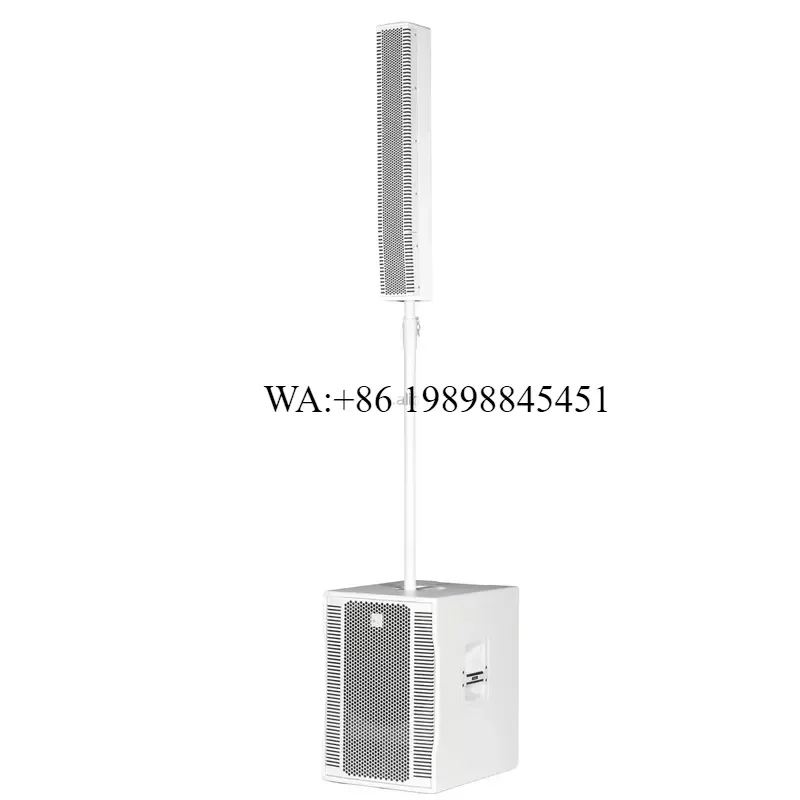WMWMNU EVOX 12 Active Column Speaker 8* 4 Inch Powered Sound System 1400W Speakers Professional Audio Pro Powered Column