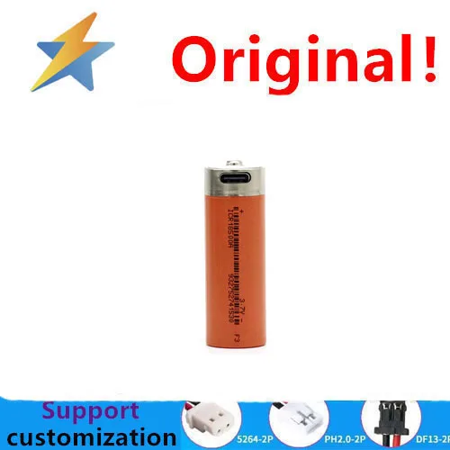 Lampada frontale batteria ricaricabile USB 18500 batteria al litio 3,7 V a piena capacità 1500 mAh torcia a luce forte a piena capacità