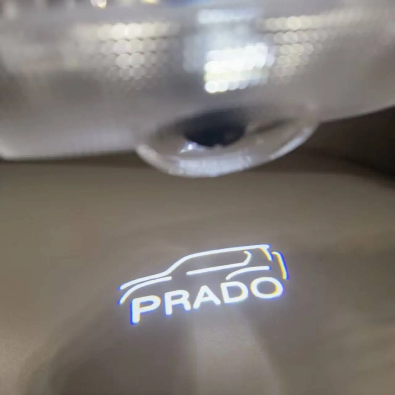 2 Stück PRADO Tür-Höflichkeitsleuchte PRADO Ghost Shadow Light Türbeleuchtung Passend für PRADO 150 4000 2700 LED Pfützenlampe Atmosphärenlampe – Detail 3