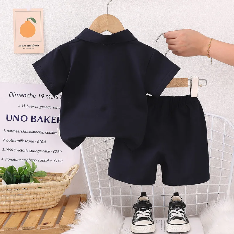 

New Summer Baby Clothes Suit Children Boys T-Shirt Shorts 2Pcs/Sets Toddler Girls Clothing Infant Sports Costume Kids Tracksuits