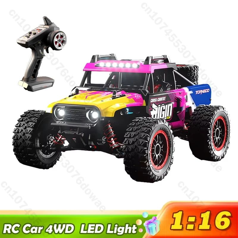 

Радиоуправляемая машина 4WD 1/16 Светодиодные фонари 2,4G Радио с дистанционным управлением Автомобили Багги Внедорожные грузовики Автомобили Мальчики Игрушки для детей Рождественские подарки