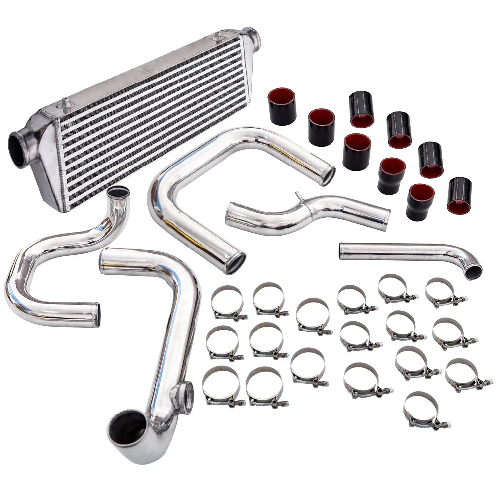 Aluminum Turbo Intercooler + Piping Tube + Coupler Kit for Honda Civic 1992-2000  for Honda Civic 92-00 for Acura Integra 94-01