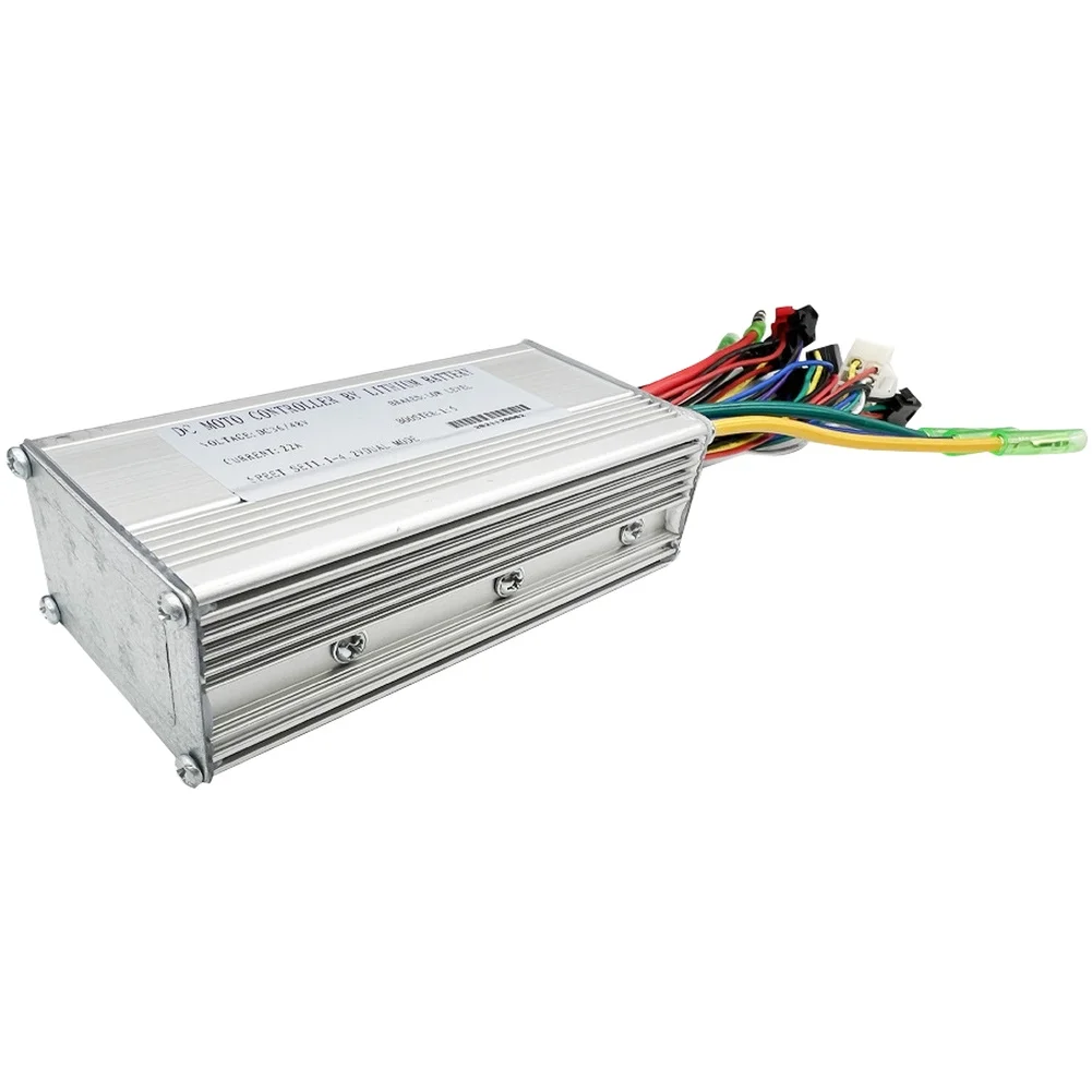 

JN 22A 36V 48V Controller for 500W Brushless Hub Motor with Brake Input Low Level and Power Efficiency for Ebike