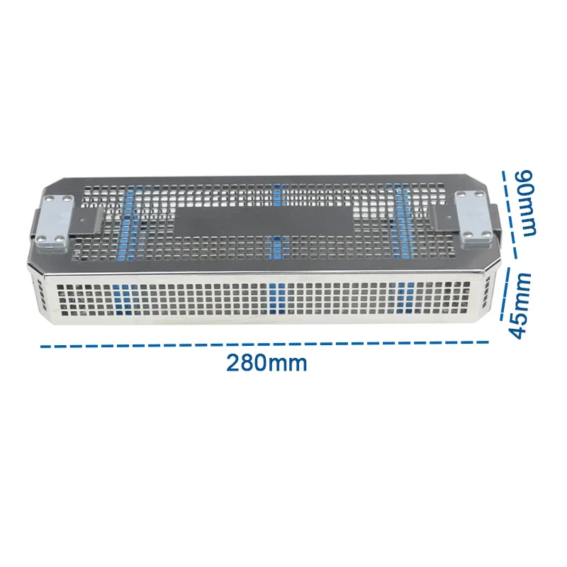 

GREATLH Aluminium Alloy Endoscope Sterilization Basket Disinfection Box for Holding Instrument Sterilized Sterilization Basket